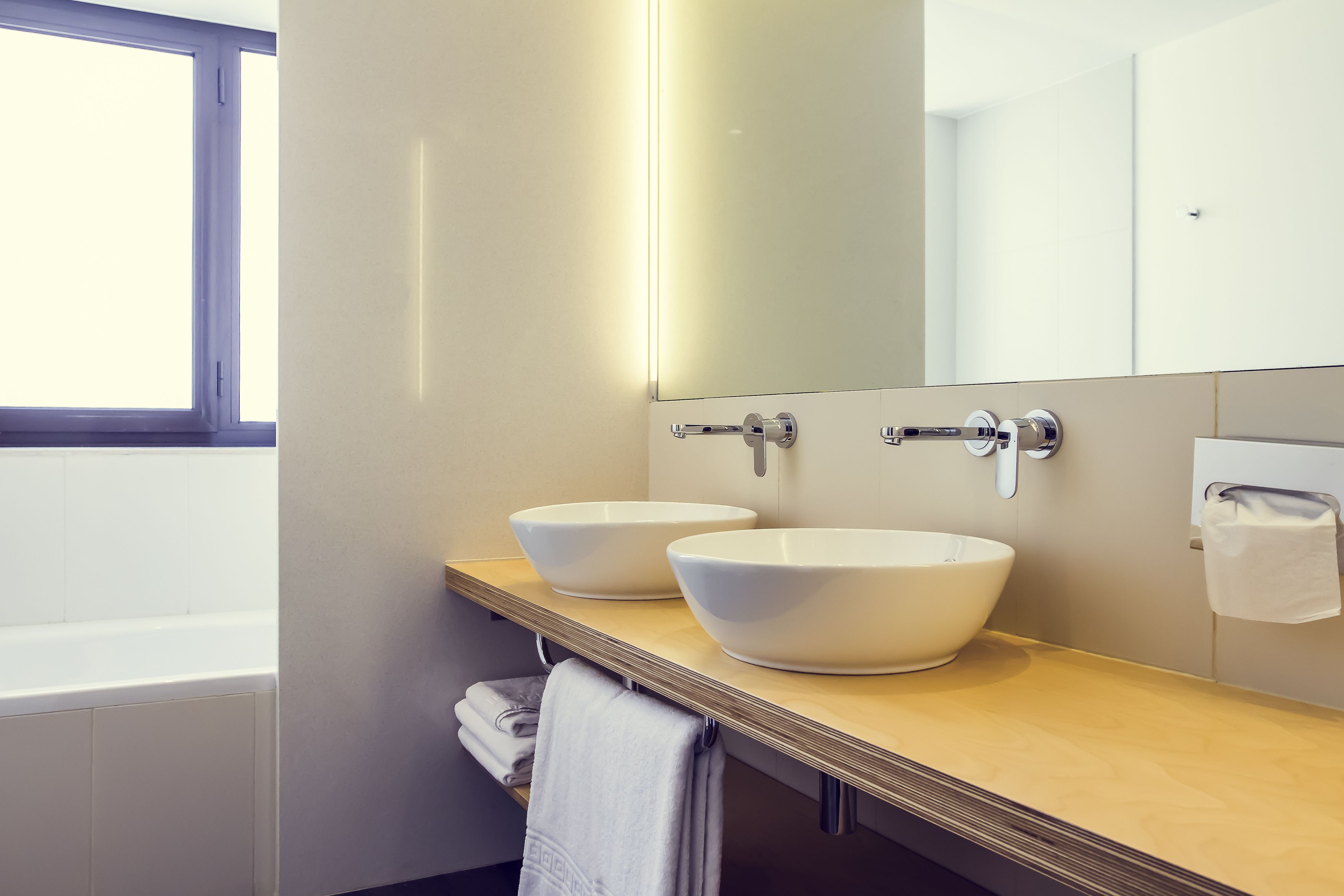 shower, eco-friendly toiletries, hair dryer, towels