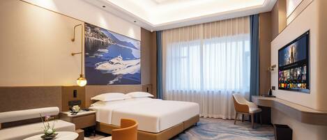 Ocean Deluxe King size Bedroom | Premium bedding, down comforters, pillowtop beds, minibar