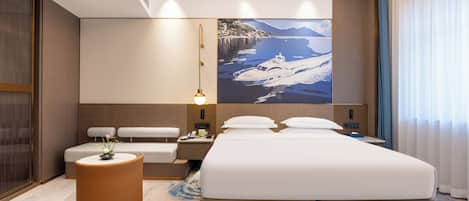 Deluxe-Zimmer, 1 King-Bett | 1 Schlafzimmer, hochwertige Bettwaren, Daunenbettdecken