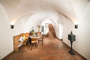 Interior entrance