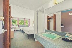 Signature Room, 2 Queen Beds, Non Smoking, 2nd Floor | Hypo-allergenic bedding, down comforters, desk, laptop workspace