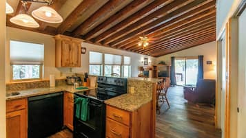 Family Condo, 2 Bedrooms | Private kitchen | Full-size fridge, microwave, oven, dishwasher