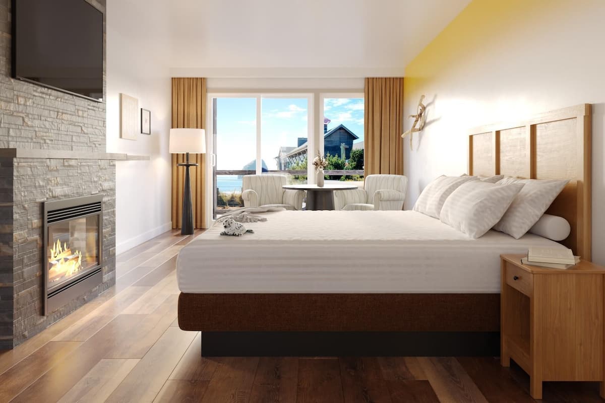Hochwertige Bettwaren, Daunenbettdecken, Pillowtop-Betten, Zimmersafe