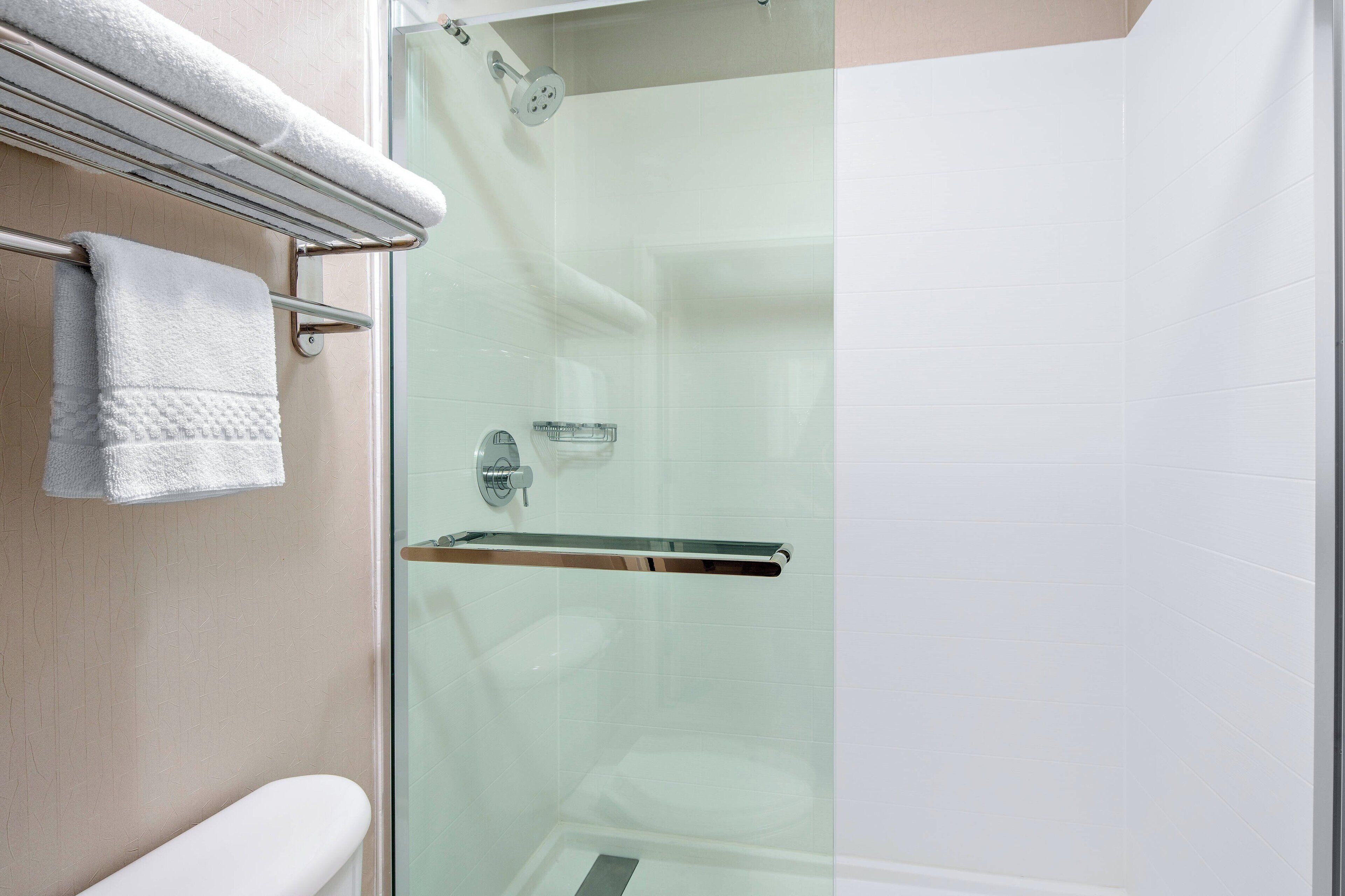 suite, 1 king bed with sofa bed | bathroom | hair dryer, towels