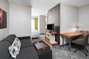 Premium bedding, pillowtop beds, in-room safe, desk