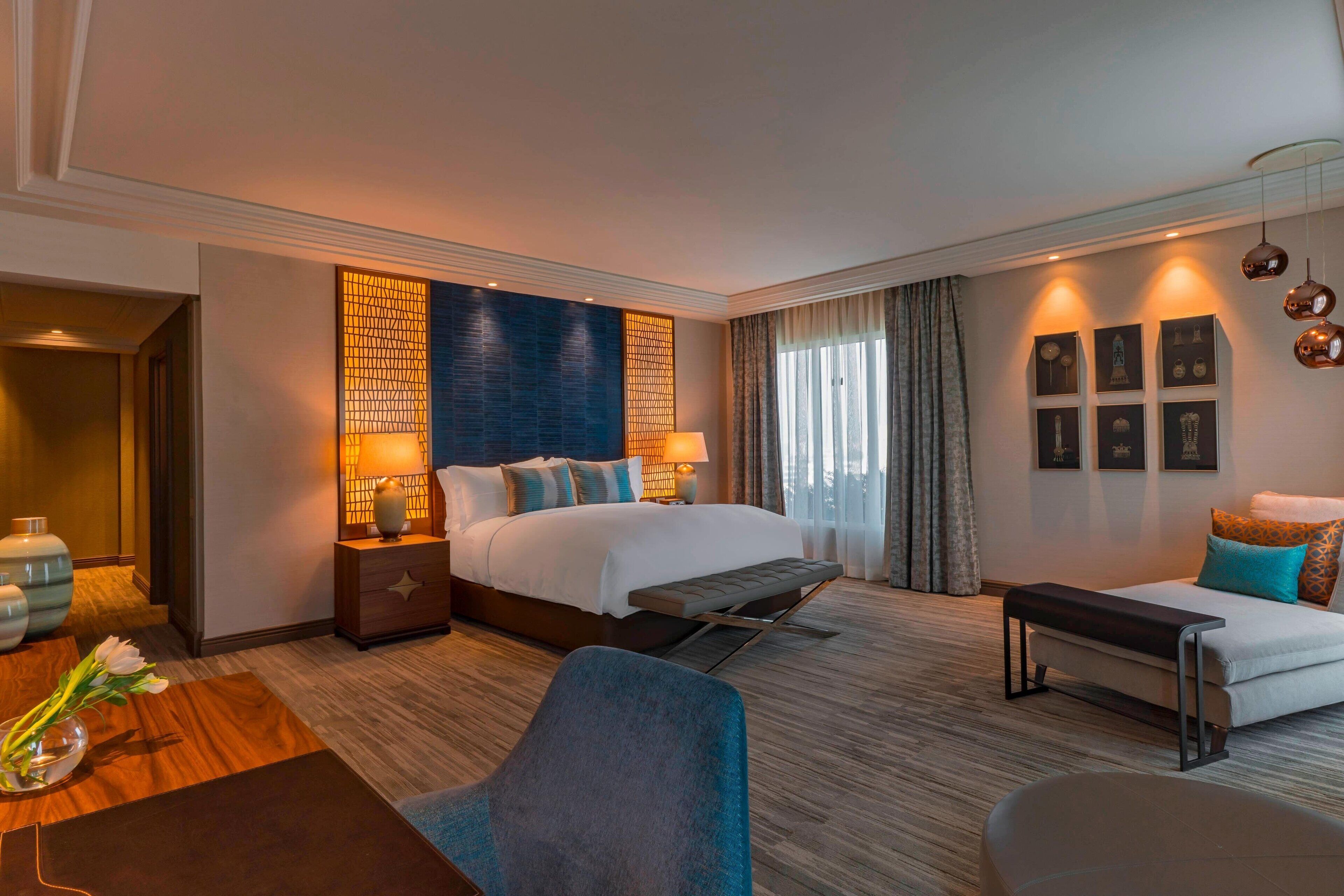 presidential suite, 1 bedroom (club lounge access) | egyptian cotton sheets, premium bedding, minibar, in-room safe