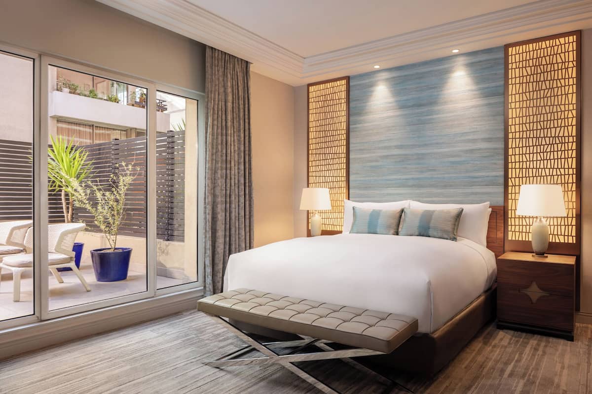 Chambre Deluxe, 1 très grand lit, non-fumeur, terrasse