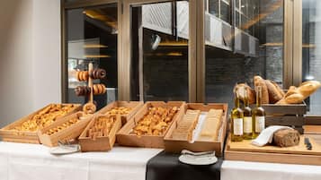 Daily buffet breakfast (EUR 22 per person)