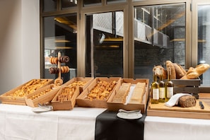 Daily buffet breakfast (EUR 22 per person)