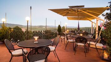 Blick von der Unterkunft