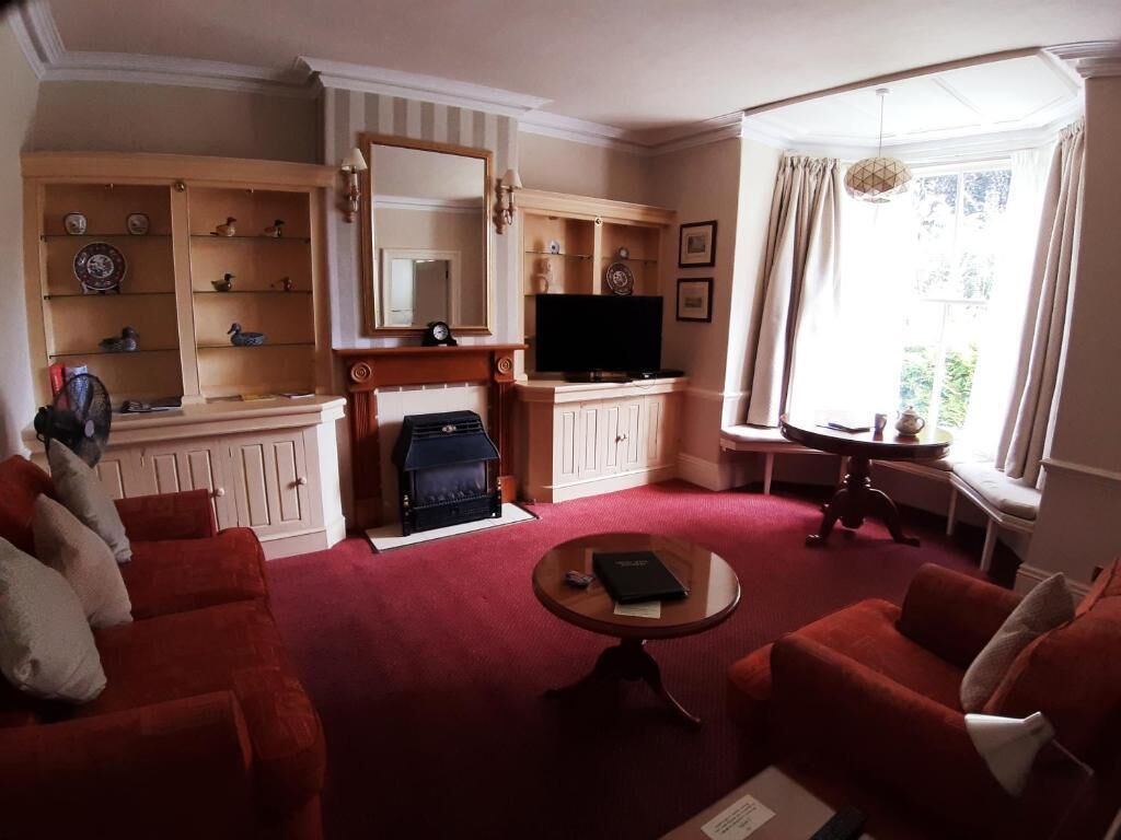 family cottage (willow cottage) | living area | plasma tv