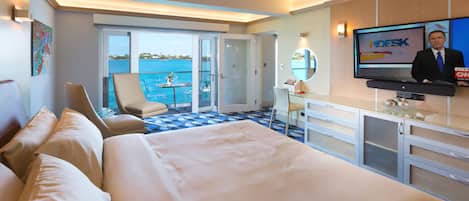 In-room safe, desk, laptop workspace, blackout curtains