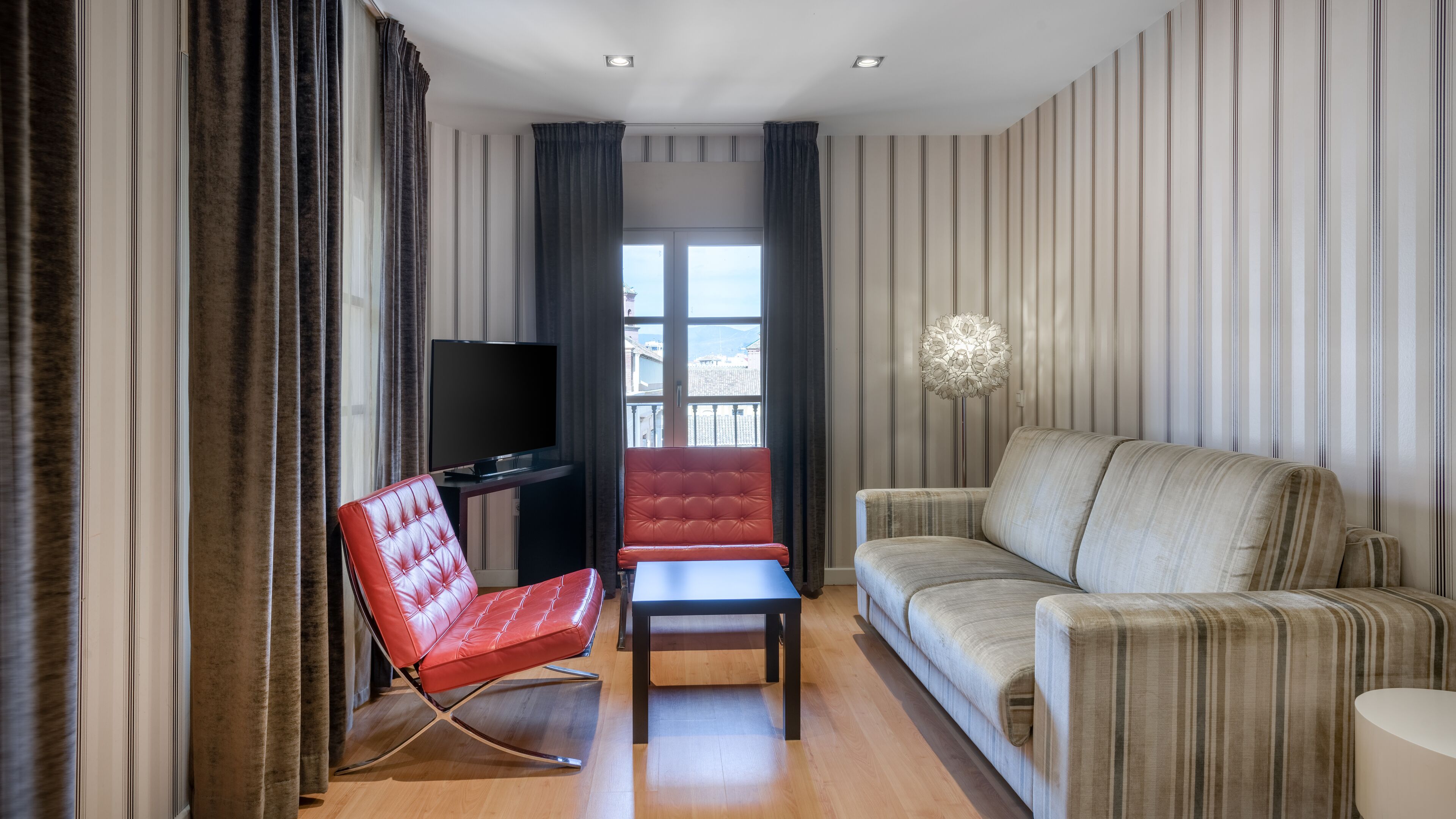 standard apartment, 1 bedroom, annex building | living area | lcd tv