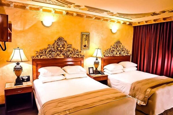 In-room safe, blackout drapes, soundproofing, iron/ironing board