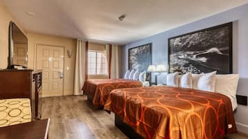 Kamar Standar, 2 Tempat Tidur Queen | 1 kamar tidur, meja kerja, dan ruang kerja ramah laptop