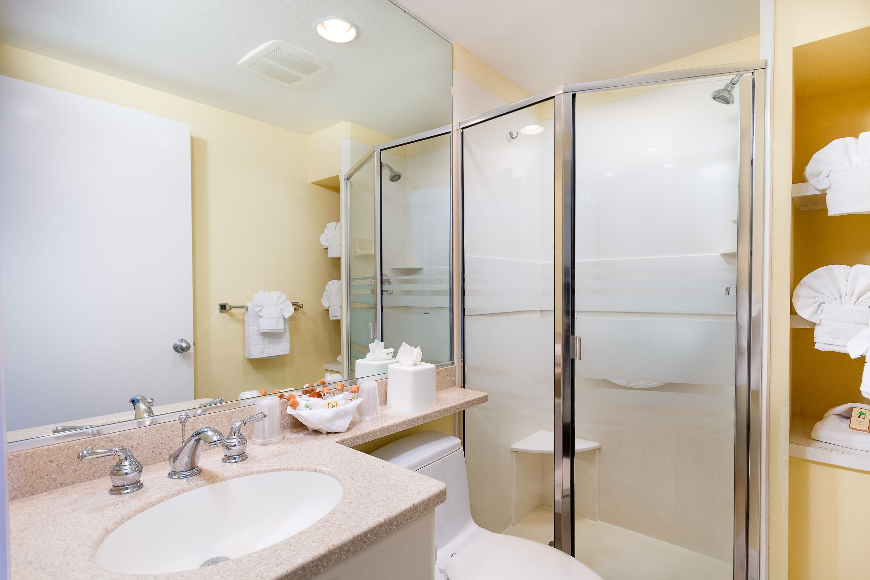 premier suite, 1 bedroom | bathroom | combined shower/bathtub, free toiletries, hair dryer, towels
