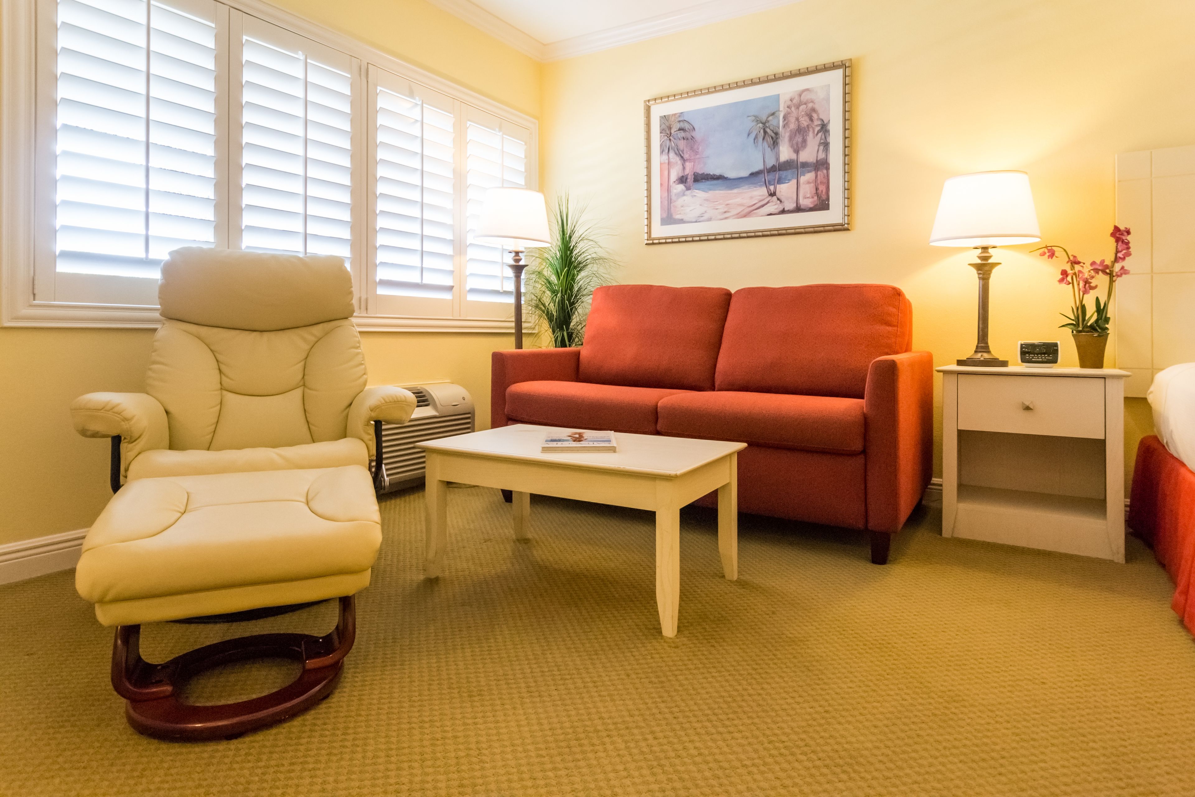 deluxe studio, 1 king bed, beach view | in-room safe, desk, iron/ironing board, free cots/infant beds