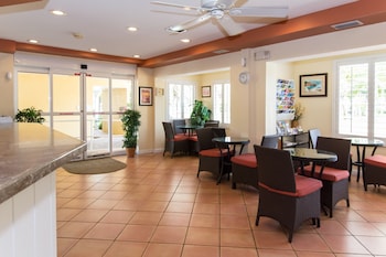 Lobby sitting area at Inn at the Beach