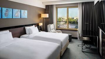 Ropa de cama de alta calidad, colchones Select Comfort, minibar