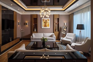 Presidential Suite | Premium bedding, Select Comfort beds, minibar, in-room safe