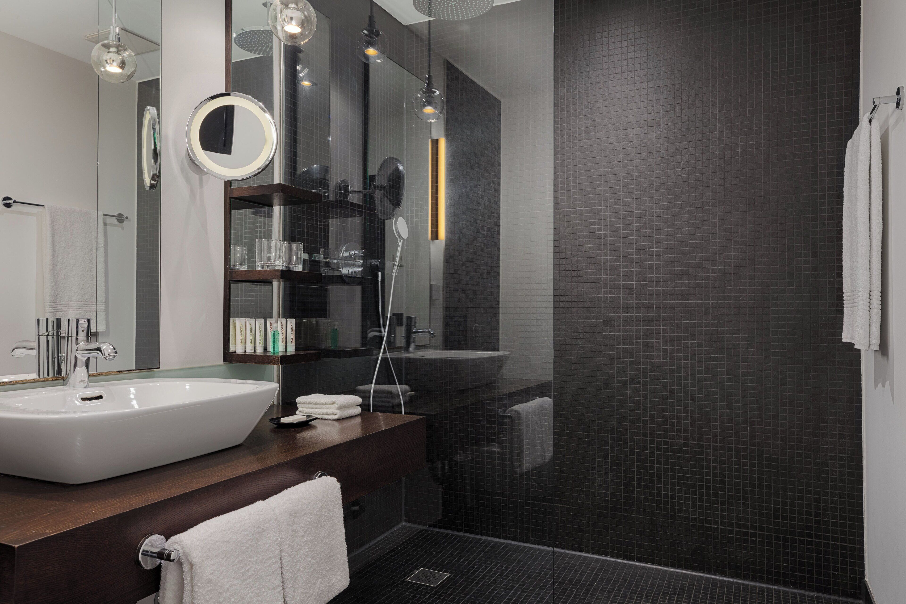 free toiletries, hair dryer, bathrobes, slippers