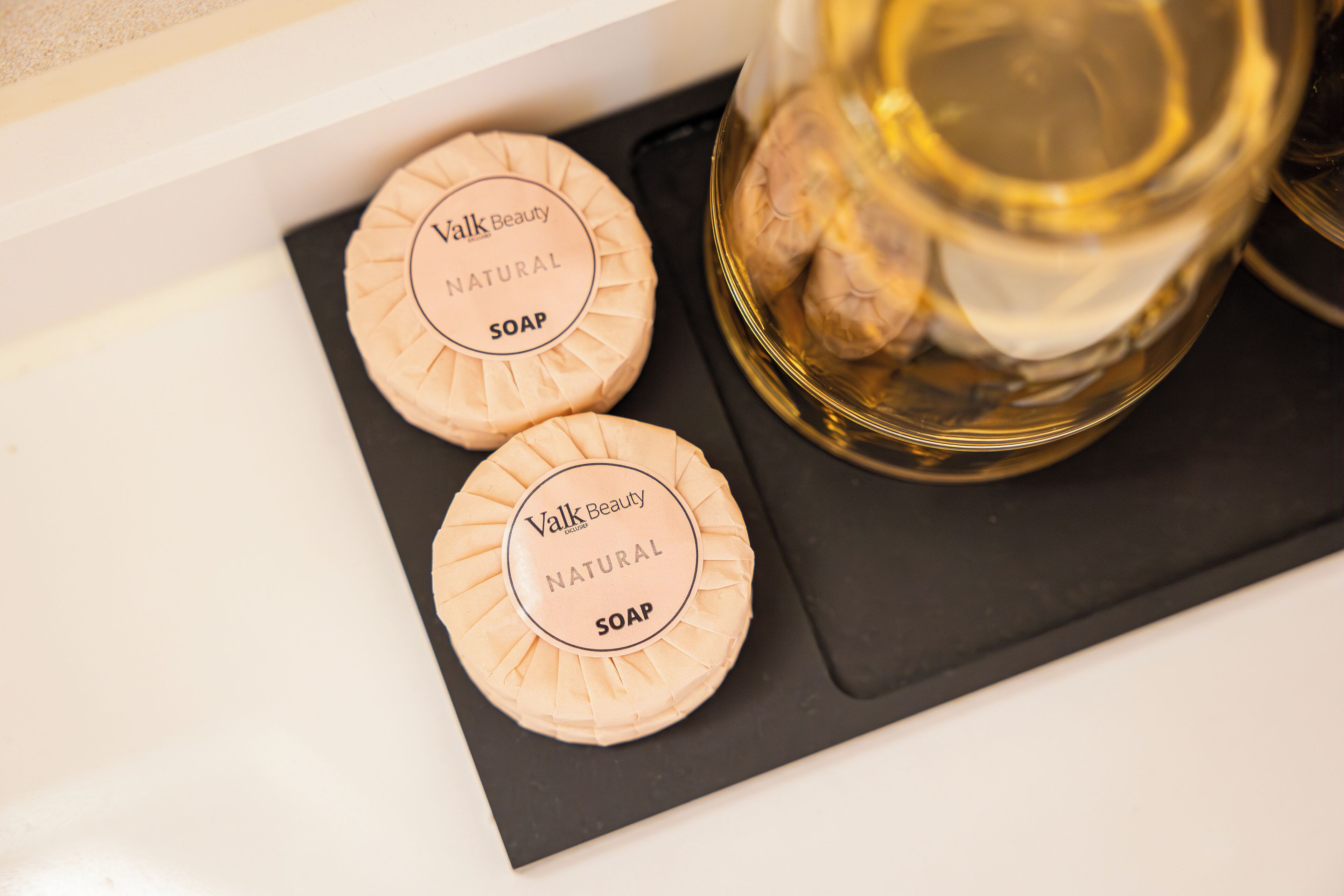 deluxe double room | bathroom | free toiletries, hair dryer, towels, soap