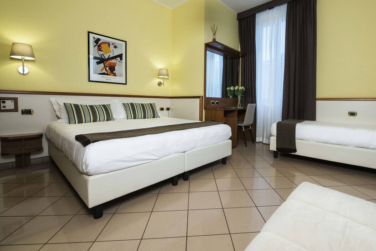 Biancheria da letto di alta qualità, minibar, una cassaforte in camera