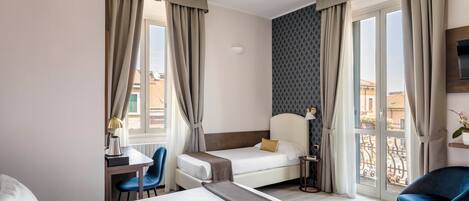 Comfort Triple Room | Premium bedding, minibar, in-room safe, desk