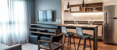 Superior Studio Suite, 1 King Bed with Sofa bed | Minibar, desk, laptop workspace, soundproofing