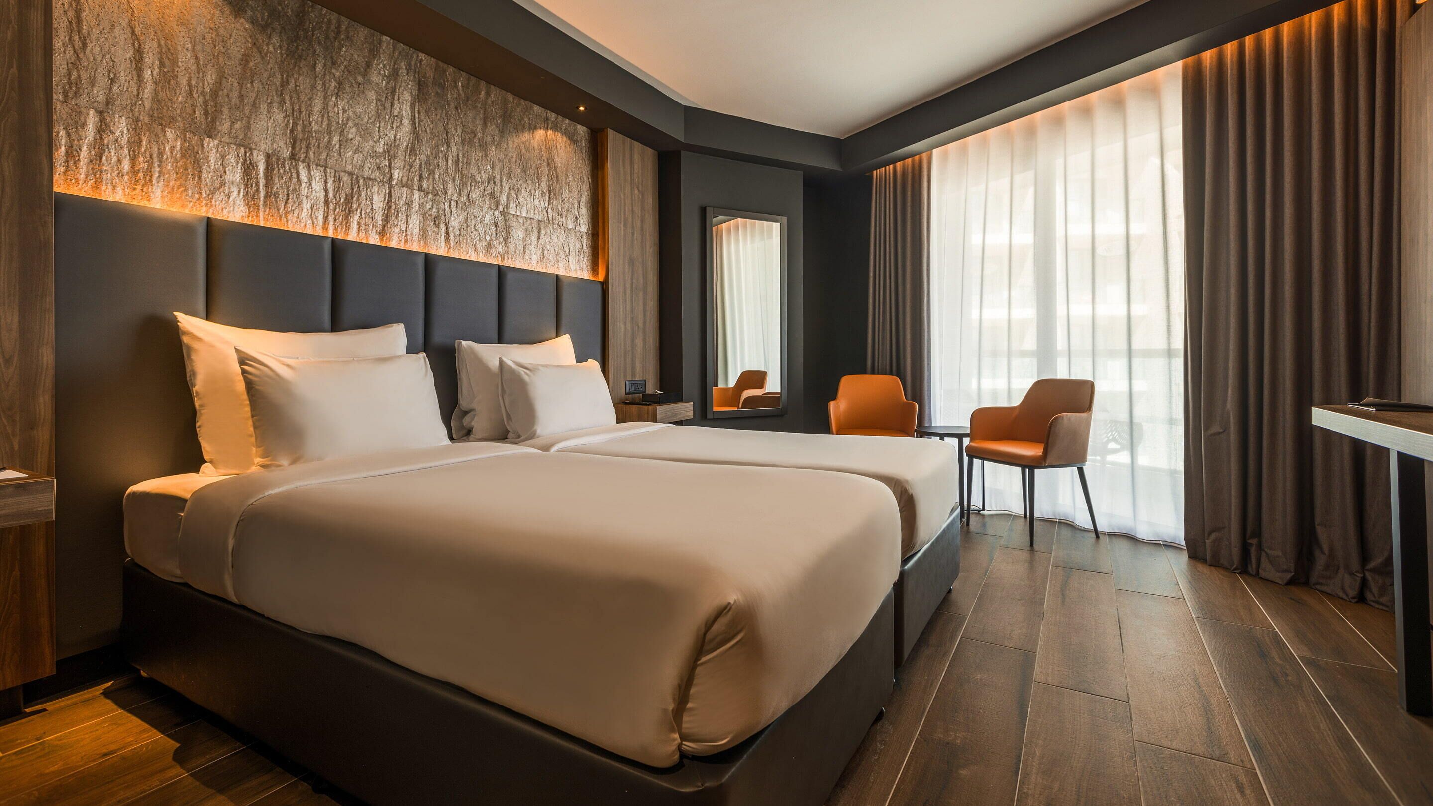 Minibar, in-room safe, blackout drapes, iron/ironing board (on request)