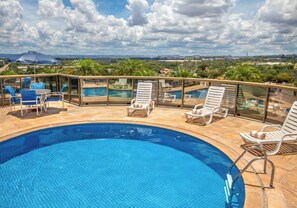 Pool auf dem Dach