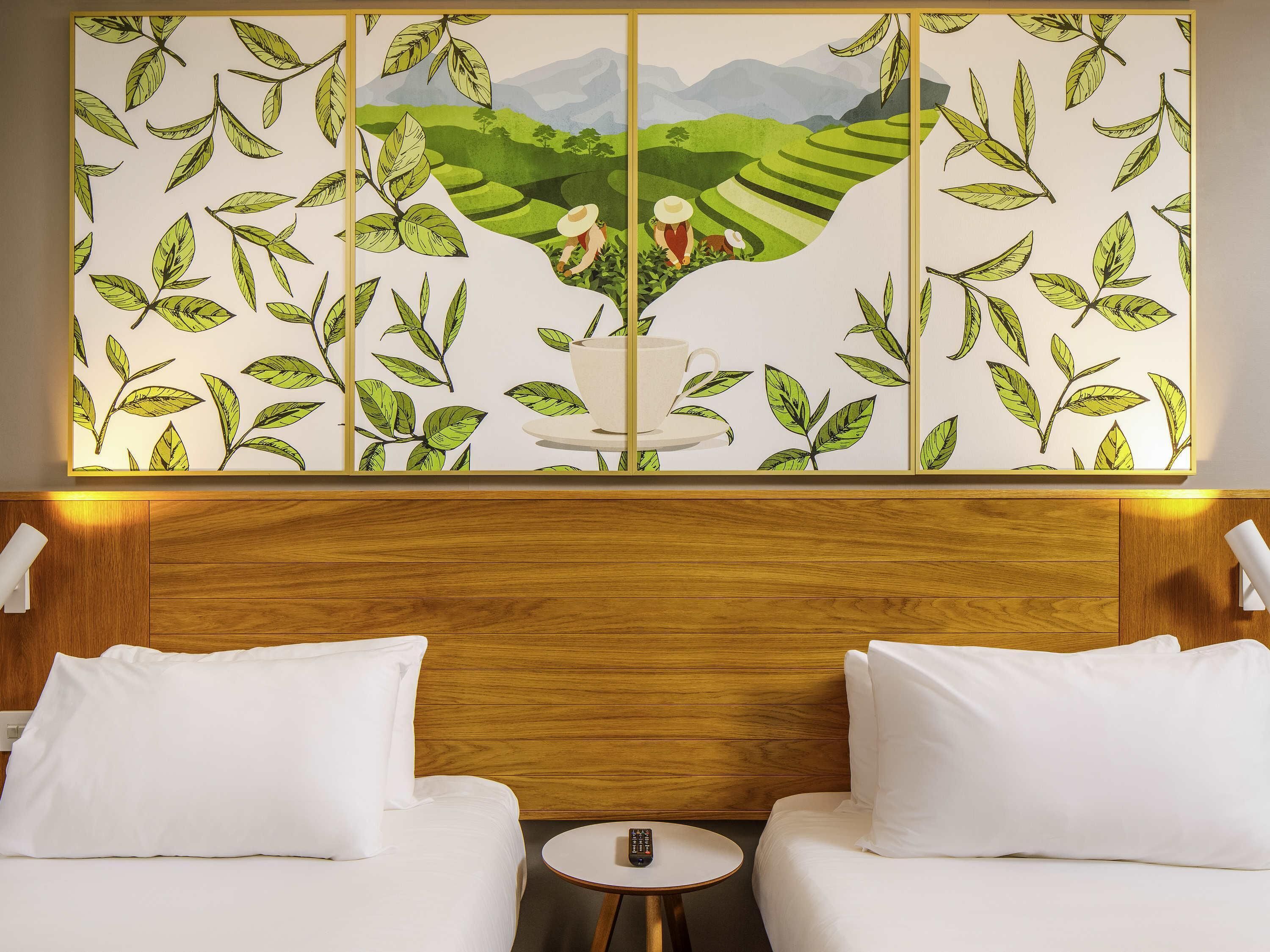 room, 2 single beds (the duet) | desk, blackout curtains, iron/ironing board, free cots/infant beds