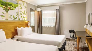 Room, 2 Twin Beds (The Duet) | Desk, blackout drapes, iron/ironing board, free cribs/infant beds