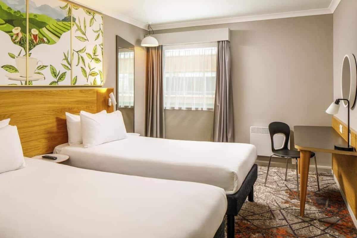 Room, 2 Single Beds (The Duet) | Desk, blackout curtains, iron/ironing board, free cots/infant beds