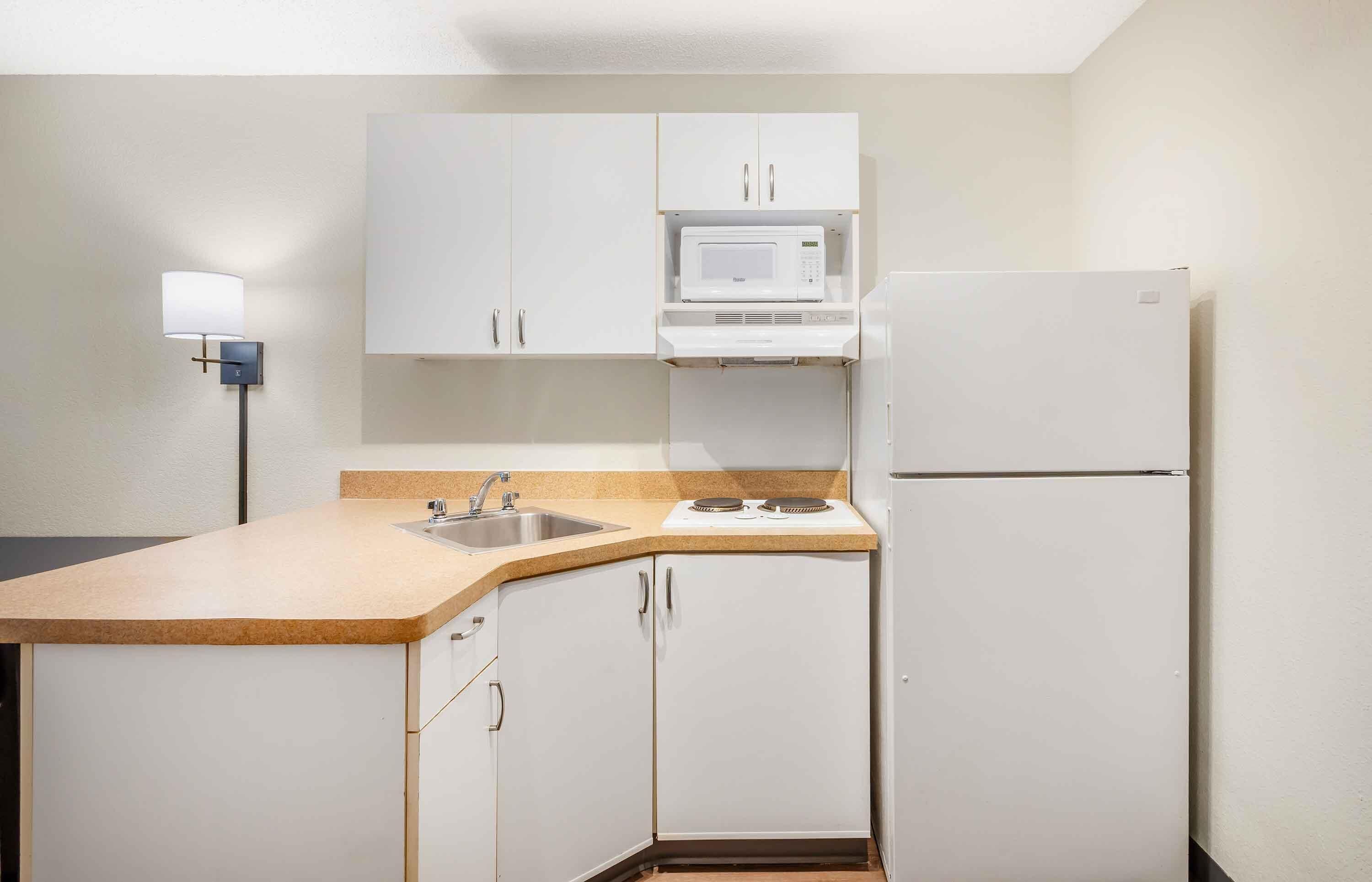 Studiolejlighed - 2 dobbeltsenge - ikke-ryger | Privat køkken | Køleskab/fryser i fuld størrelse, mikrobølgeovn, kogeplade