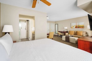 Studio Suite w/sofabed | Living area | 37-inch LCD TV with cable channels, TV