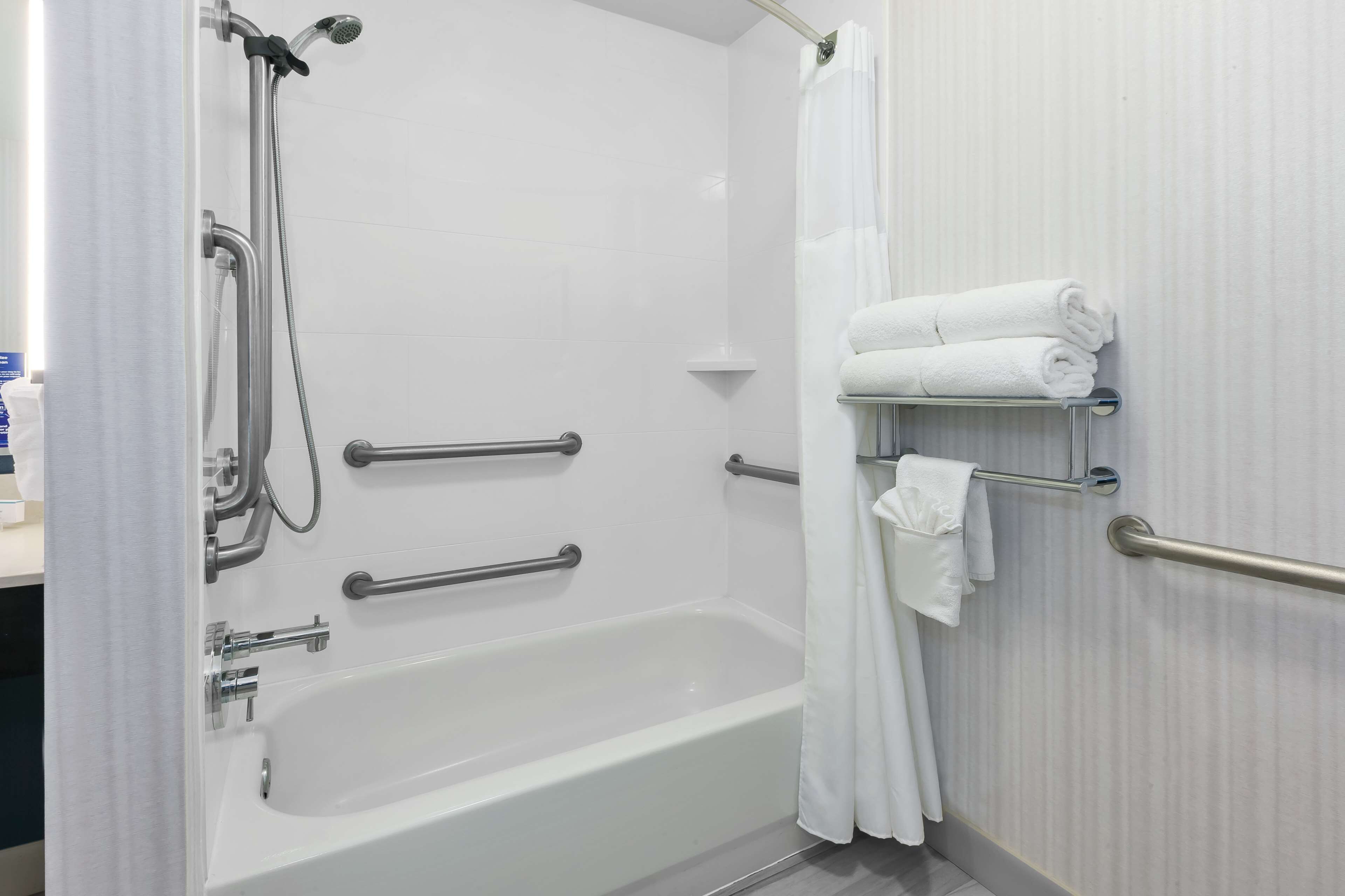 free toiletries, hair dryer, towels, soap