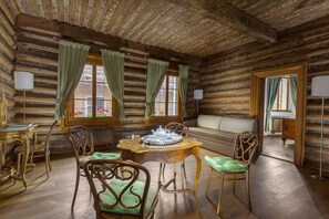 50-inch flat-screen TV with satellite channels, TV - Hotel At the Green Grape (Prague)
