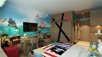 Pirate Island Room | 1 soveværelse, allergivenligt sengetøj, individuelt design