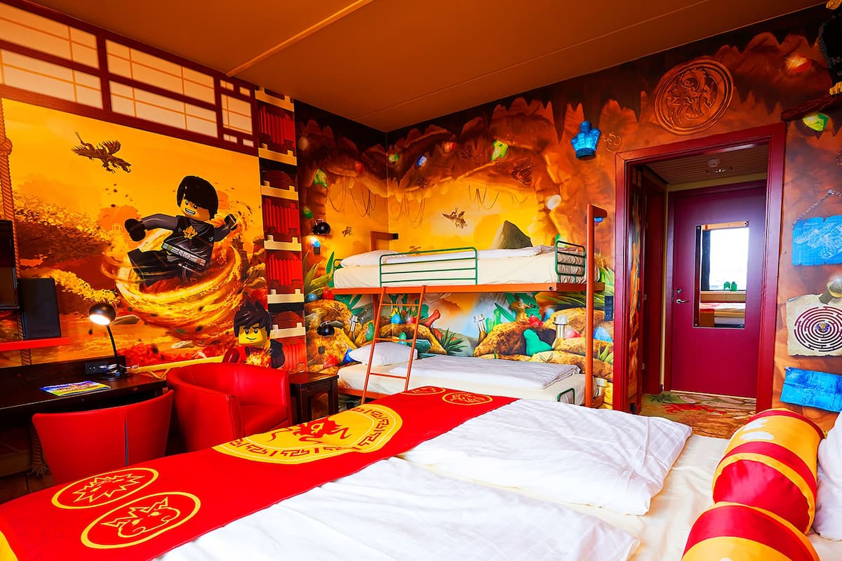 lego® ninjago® room | 1 bedroom, hypo-allergenic bedding, individually decorated