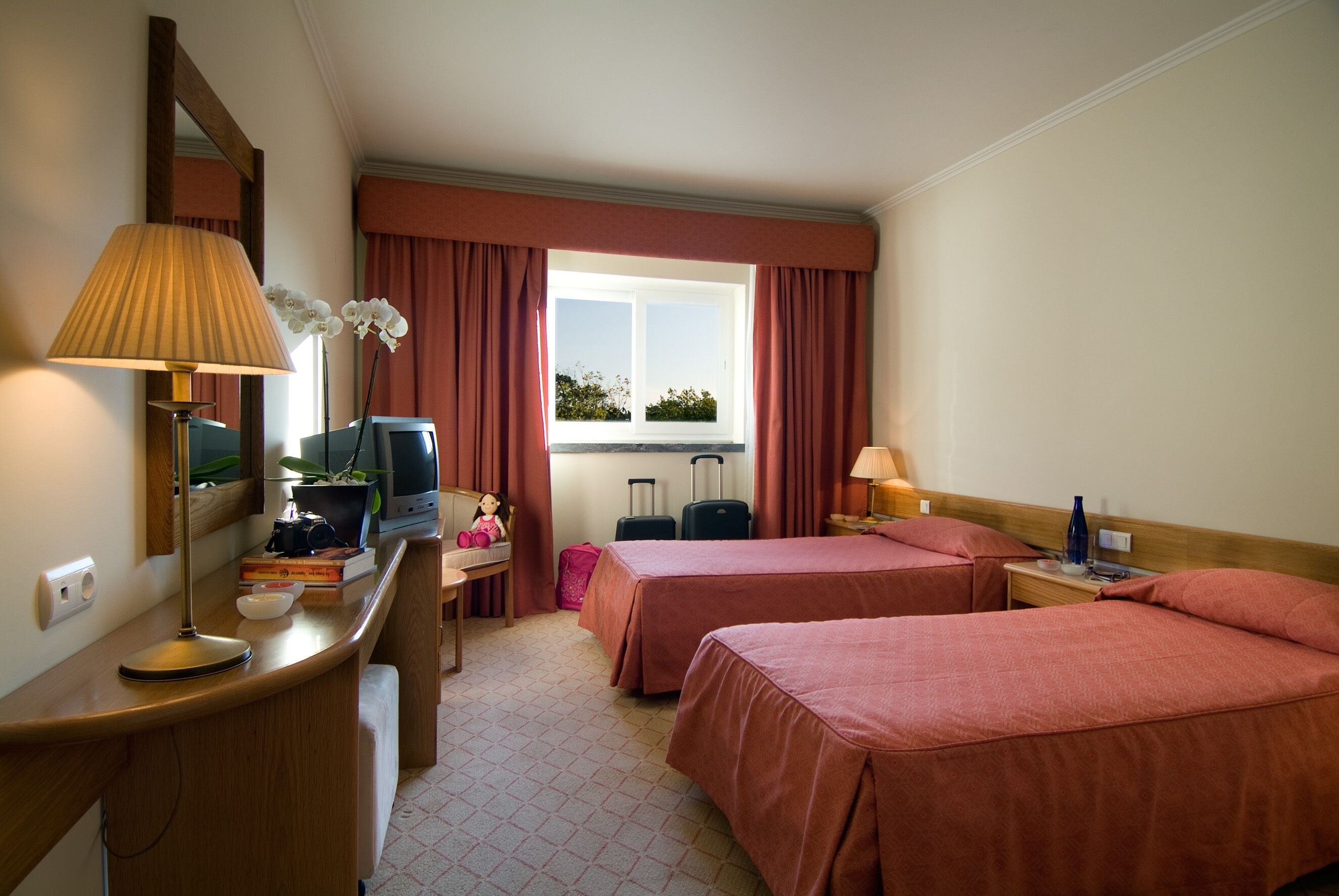 In-room safe, desk, blackout curtains, soundproofing