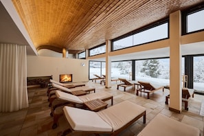 Salle de soins pour les couples, sauna, spa, bain de vapeur