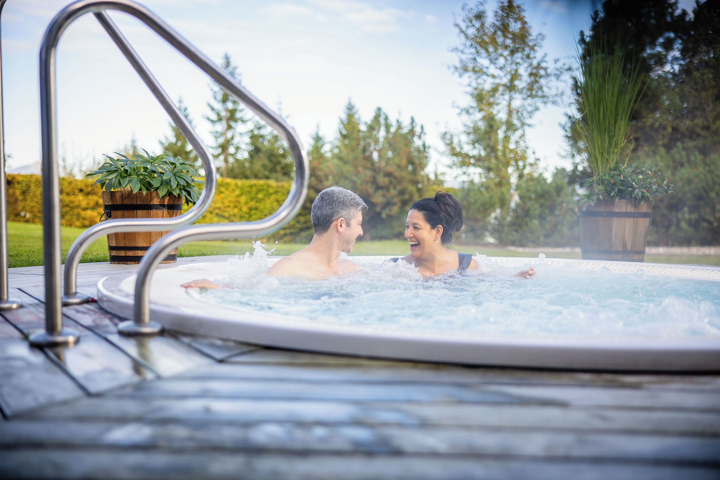 Bain à remous extérieur