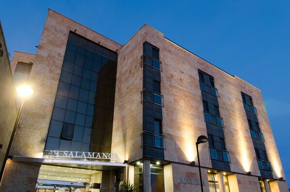 Front of property - evening/night