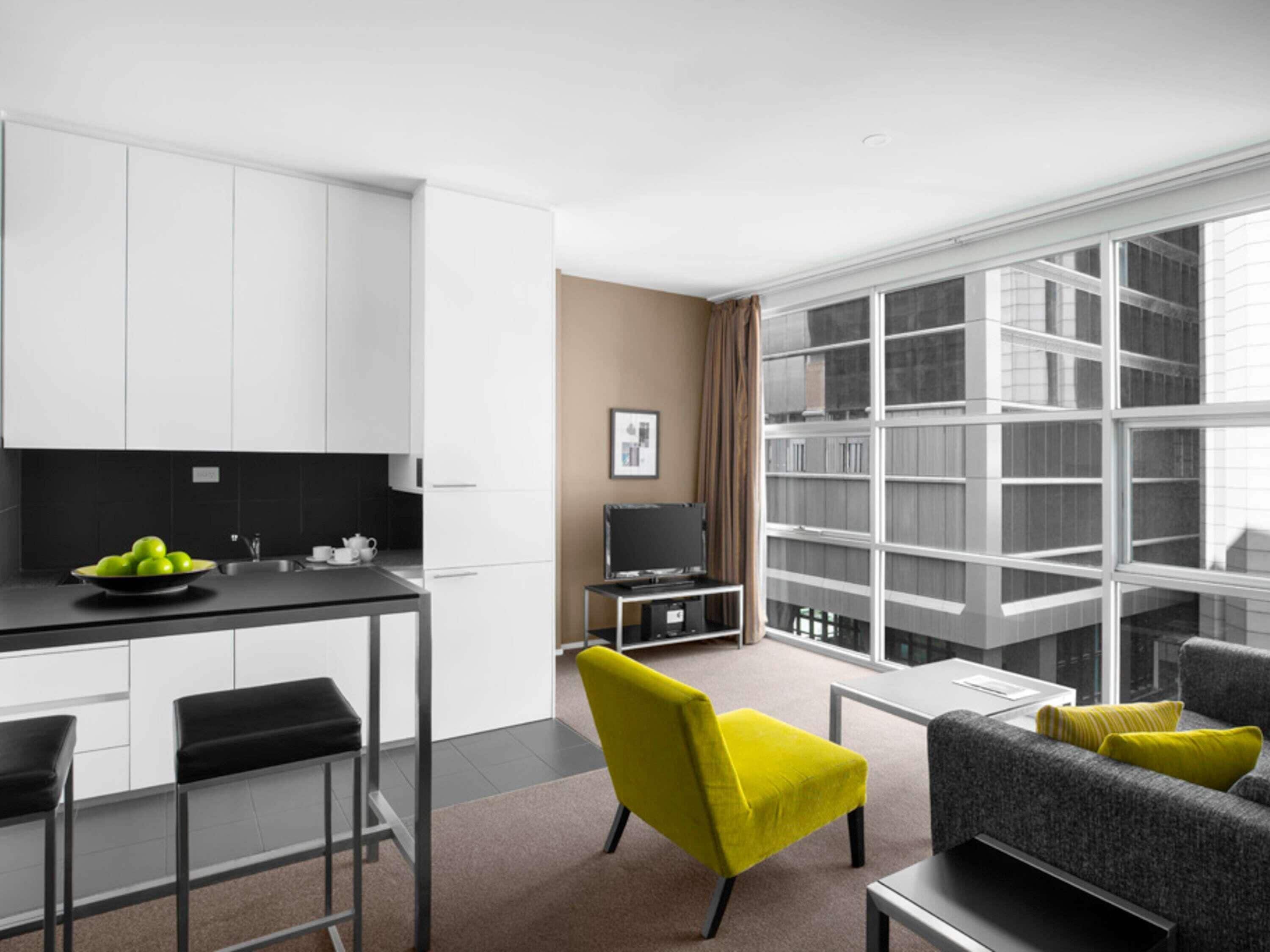 Apartamento executivo, 1 quarto | Escrivaninha, espaço de trabalho para notebook, berços (sobretaxa)