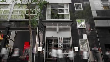 Majoituspaikan julkisivu