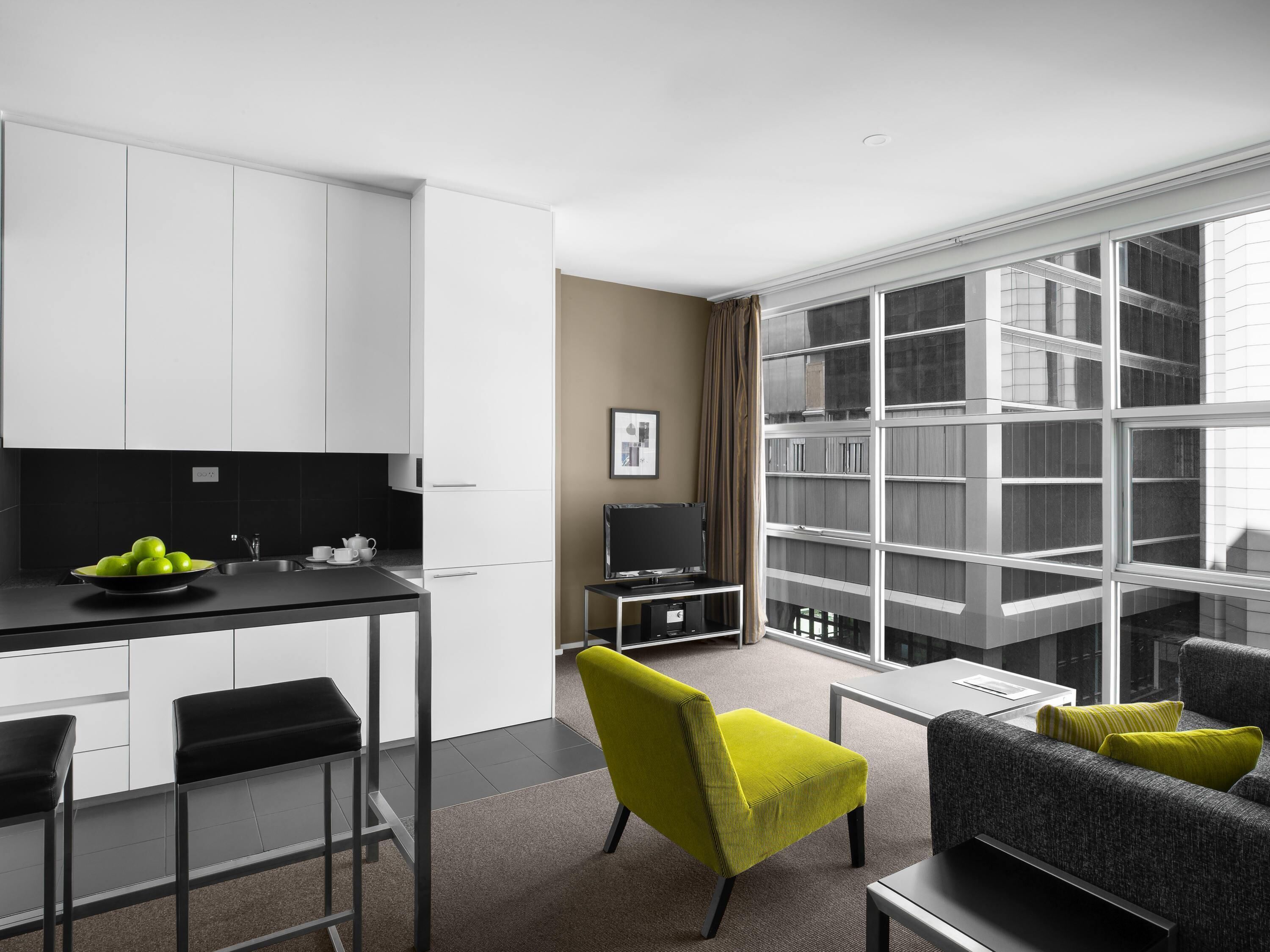 Leilighet – executive, 1 soverom | Skrivebord, skrivebord for bærbar PC og barnesenger