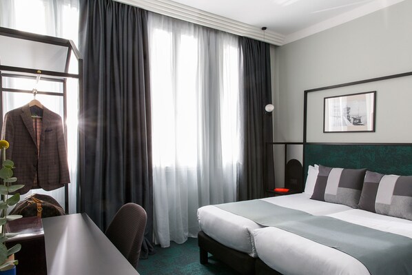 Premium bedding, minibar, in-room safe, desk