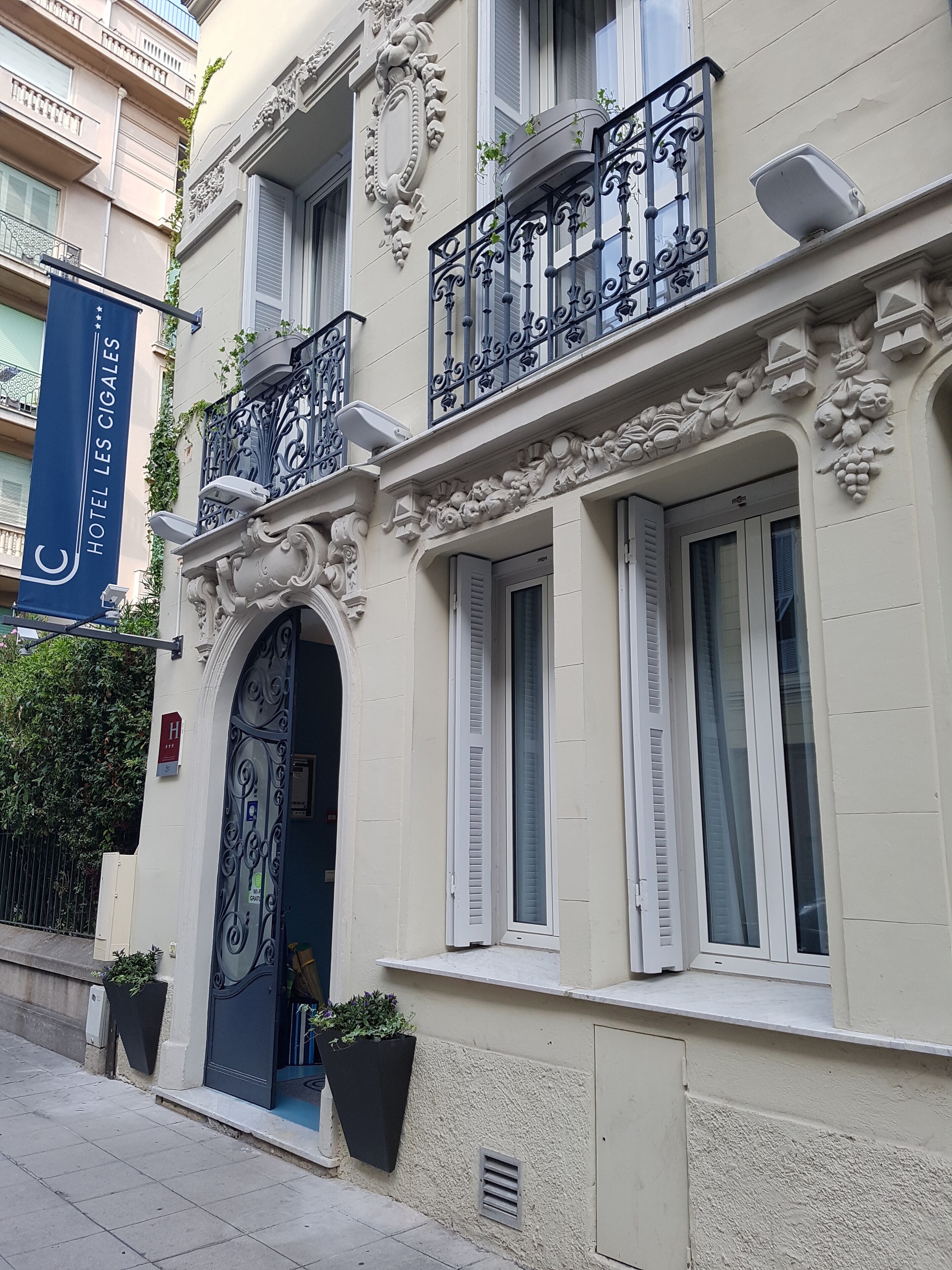 Façade de l’hébergement