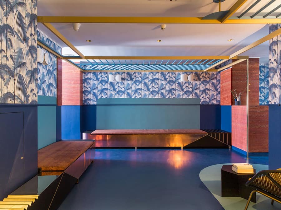 Sala de estar en el lobby